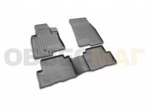Коврики в салон Element полиуретан 4 штуки на Mitsubishi Pajero 3 № NLC.35.05.210