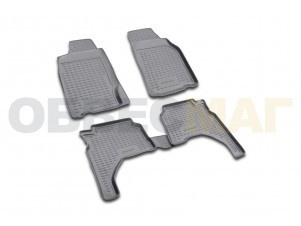 Коврики в салон Element полиуретан 4 штуки на Mitsubishi L200 № NLC.35.10.210
