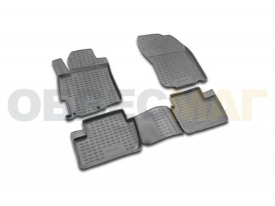 Коврики в салон полиуретан 4 штуки Element для Mitsubishi Lancer X 2007-2017
