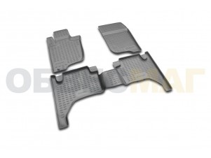 Коврики в салон Element полиуретан 4 штуки на Mitsubishi L200 № NLC.35.15.210