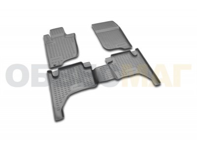 Коврики в салон полиуретан 4 штуки Element для Mitsubishi L200 2006-2015