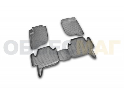 Коврики в салон полиуретан 4 штуки Element для Mitsubishi Pajero Sport 2008-2016