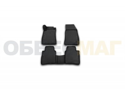 Коврики 3D в салон полиуретан 4 штуки Element для Nissan Sentra 2012-2017