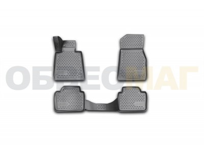 Коврики 3D в салон полиуретан 4 штуки Element для BMW 3 F30 2011-2021