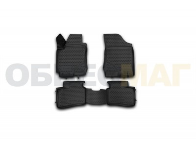Коврики 3D в салон полиуретан 4 штуки Element для Hyundai i30 2007-2012