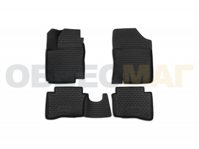 Коврики 3D в салон полиуретан 4 штуки Element для Hyundai i20 2008-2014
