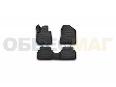 Коврики 3D в салон полиуретан 4 штуки Element для Hyundai ix35 2010-2015