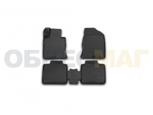 Коврики 3D в салон Element полиуретан 4 штуки на Hyundai Grandeur № NLC.3D.20.54.210