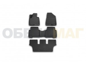Коврики 3D в салон Element полиуретан 5 штук на Hyundai Grand Santa Fe № NLC.3D.20.57.210