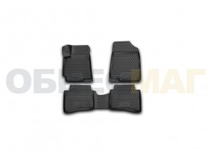Коврики 3D в салон Element полиуретан 4 штуки на Hyundai Solaris № NLC.3D.20.59.210