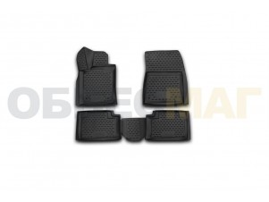 Коврики 3D в салон Element полиуретан 4 штуки на Jeep Grand Cherokee № NLC.3D.24.09.210