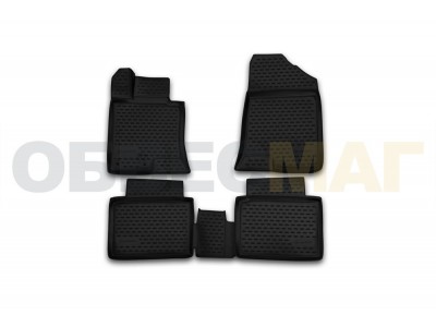Коврики 3D в салон полиуретан 4 штуки Element для Kia Optima 2010-2021