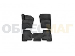 Коврики 3D в салон Element полиуретан 4 штуки на Land Rover Discovery 4 № NLC.3D.28.09.210