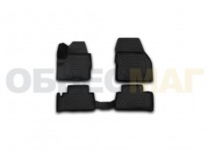 Коврики 3D в салон Element полиуретан 4 штуки на Land Rover Freelander 2 № NLC.3D.28.15.210