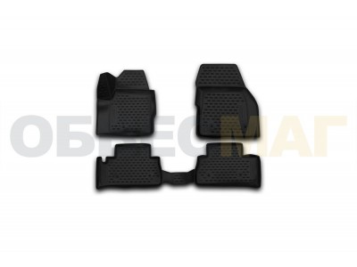 Коврики 3D в салон полиуретан 4 штуки Element для Land Rover Freelander 2 2012-2014