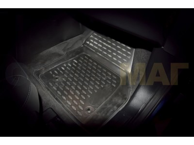 Коврики 3D в салон полиуретан 4 штуки Element для Land Rover Freelander 2 2012-2014