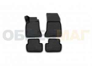 Коврики 3D в салон Element полиуретан 4 штуки на Mercedes-Benz B-Class W246 № NLC.3D.34.40.210k