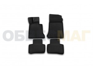Коврики 3D в салон Element полиуретан 4 штуки на Mercedes-Benz GLK № NLC.3D.34.44.210k