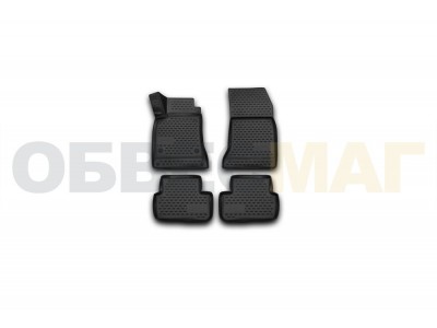 Коврики 3D в салон полиуретан 4 штуки Element для Mercedes-Benz GLA-class 2014-2021