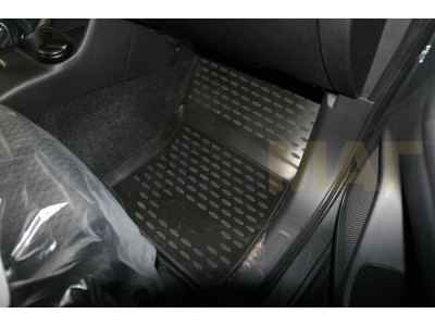 Коврики 3D в салон полиуретан 4 штуки для 4х2 Element для Mitsubishi Outlander 2012-2021