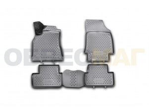 Коврики 3D в салон Element полиуретан 4 штуки на Renault Fluence № NLC.3D.41.19.210k
