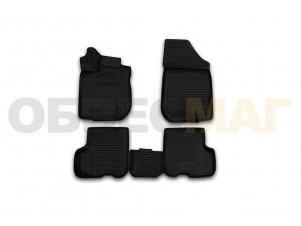 Коврики 3D в салон Element полиуретан 4 штуки на Renault Logan/Logan MCV № NLC.3D.41.31.210k