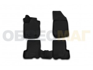 Коврики 3D в салон Element полиуретан 4 штуки на Renault Sandero/Sandero Stepway № NLC.3D.41.32.210k