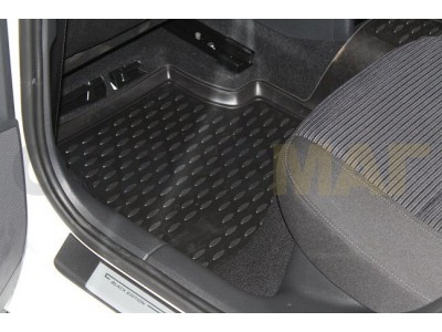 Коврики 3D в салон полиуретан 4 штуки Element для Skoda Octavia A7 2013-2020