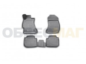 Коврики 3D в салон Element полиуретан 4 штуки на Subaru Forester № NLC.3D.46.14.210k
