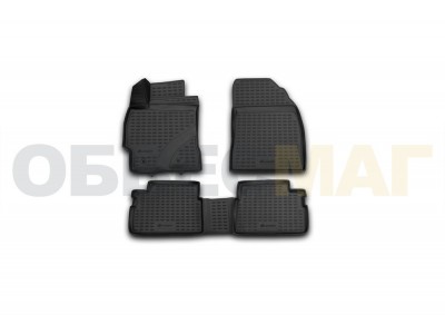 Коврики 3D в салон полиуретан 4 штуки Element для Toyota Corolla 2013-2018