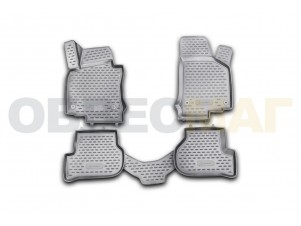 Коврики 3D в салон Element полиуретан 4 штуки на Volkswagen Golf 6 № NLC.3D.51.26.210kh