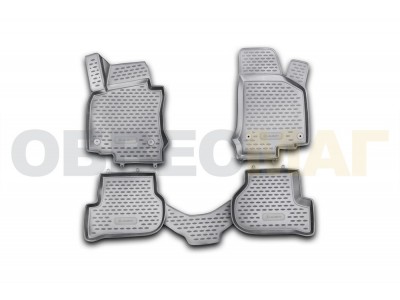 Коврики 3D в салон полиуретан 4 штуки Element для Volkswagen Golf 6 2009-2012