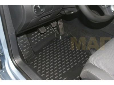 Коврики 3D в салон полиуретан 4 штуки Element для Volkswagen Golf 6 2009-2012