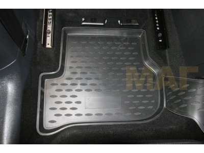 Коврики 3D в салон полиуретан 4 штуки Element для Volkswagen Golf 6 2009-2012