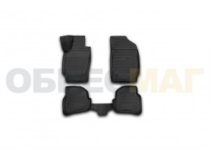 Коврики 3D в салон Element полиуретан 4 штуки на седан на Volkswagen Polo № NLC.3D.51.30.210k