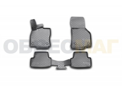 Коврики 3D в салон полиуретан 4 штуки Element для Volkswagen Golf 7 2013-2021