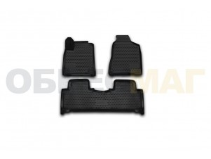 Коврики 3D в салон Element полиуретан 3 штуки на SsangYong Actyon № NLC.3D.61.14.210k