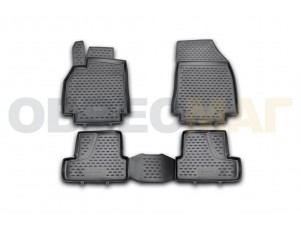 Коврики в салон Element полиуретан 4 штуки на Renault Megane № NLC.41.16.210kh