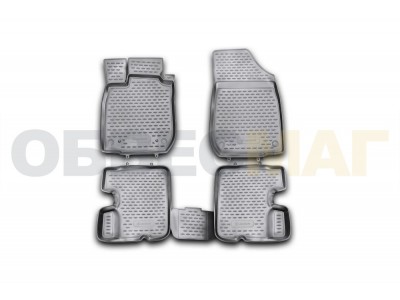 Коврики в салон полиуретан 4 штуки Element для Renault Sandero 2009-2014