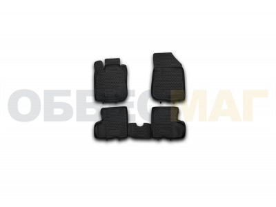 Коврики в салон полиуретан 4 штуки Element для Renault Duster 2011-2015