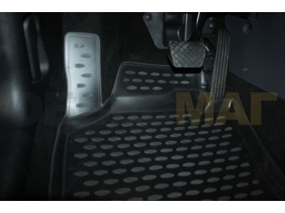 Коврики в салон полиуретан 4 штуки Element для Seat Leon 2005-2012