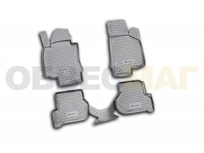 Коврики в салон полиуретан 4 штуки Element для Skoda Octavia A5 2008-2013