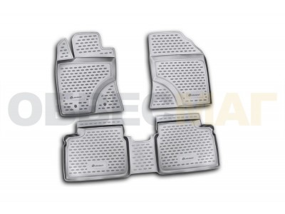 Коврики в салон полиуретан 4 штуки Element для Toyota Avensis 2009-2011