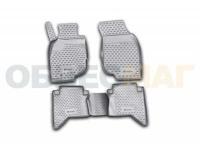Коврики в салон полиуретан 4 штуки Element для Toyota Hilux 2005-2011