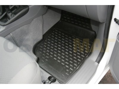 Коврики в салон полиуретан 4 штуки Element для Toyota Hilux 2005-2011