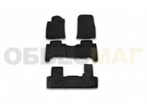 Коврики в салон Element полиуретан 5 штук для 7 мест на Toyota Land Cruiser Prado 150 № NLC.48.76.210k