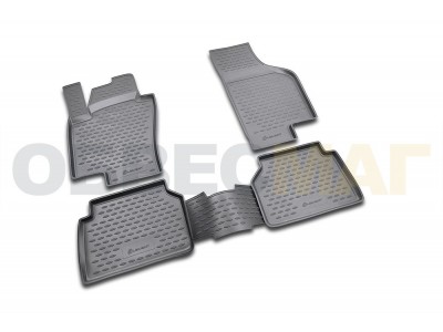 Коврики в салон полиуретан 4 штуки Element для Volkswagen Tiguan 2007-2016
