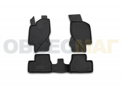 Коврики в салон полиуретан 4 штуки Element для Lada Kalina 2004-2013
