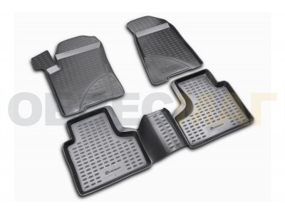 Коврики в салон полиуретан 4 штуки Element для Chevrolet Niva 2002-2008