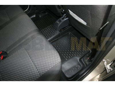 Коврики в салон полиуретан 4 штуки для 5 мест Element для Lada Largus 2012-2021